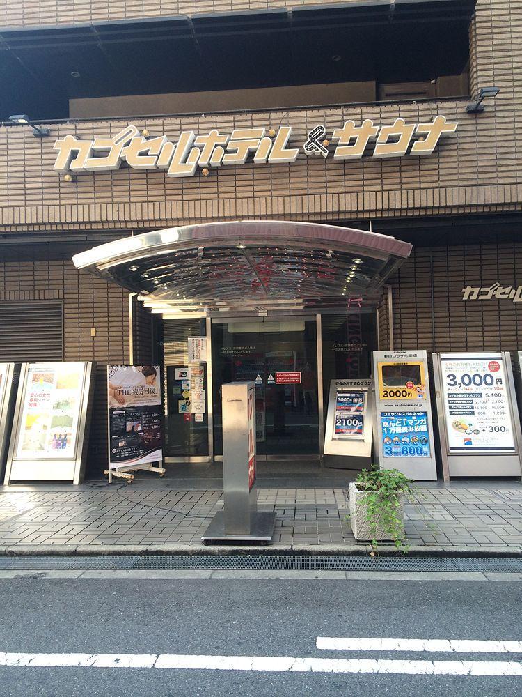 Capsule Hotel Asahi Plaza Shinsaibashi Osaka Luaran gambar
