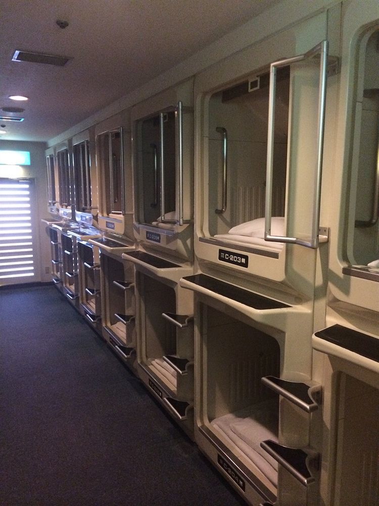 Capsule Hotel Asahi Plaza Shinsaibashi Osaka Luaran gambar
