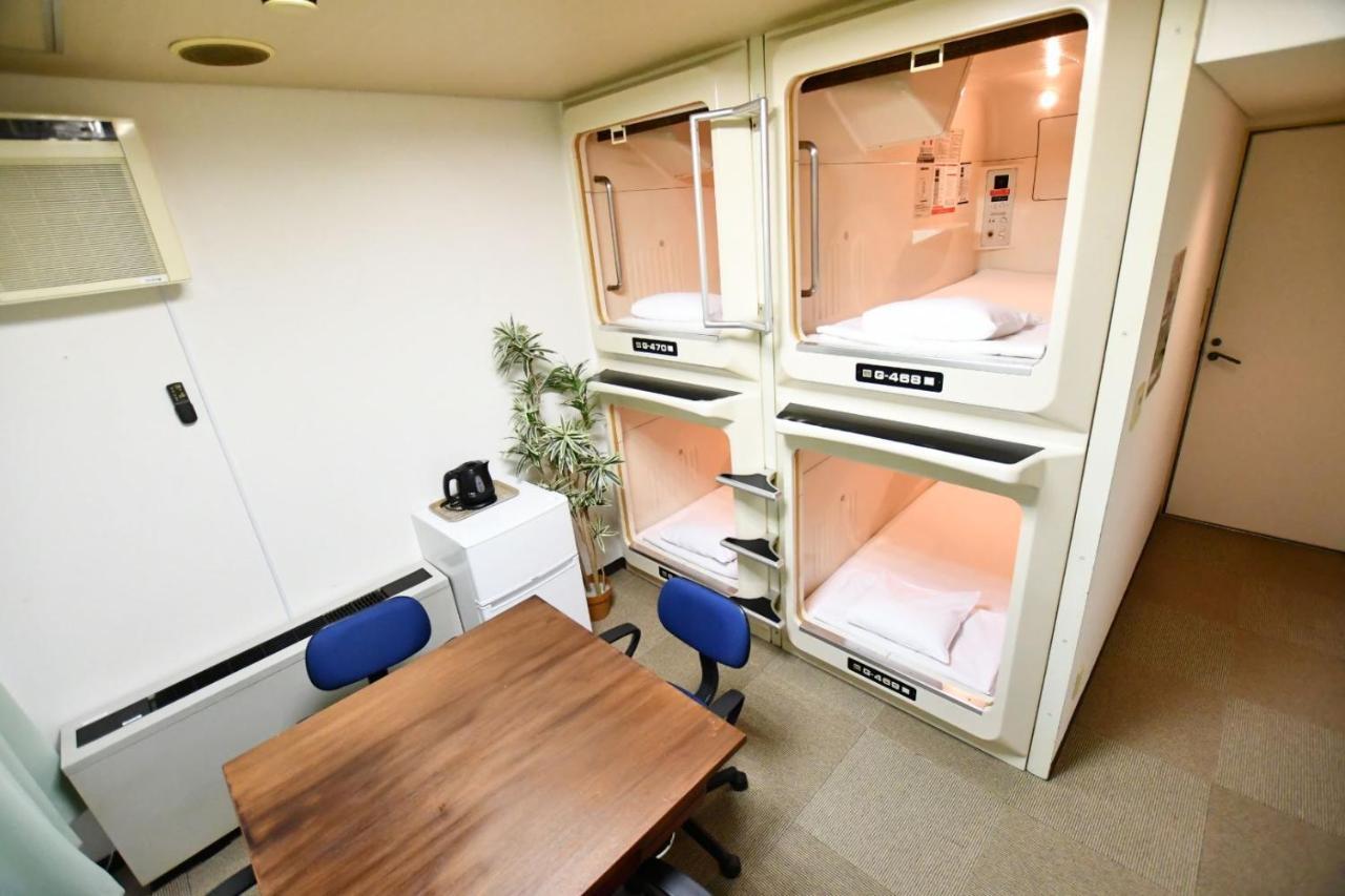 Capsule Hotel Asahi Plaza Shinsaibashi Osaka Luaran gambar